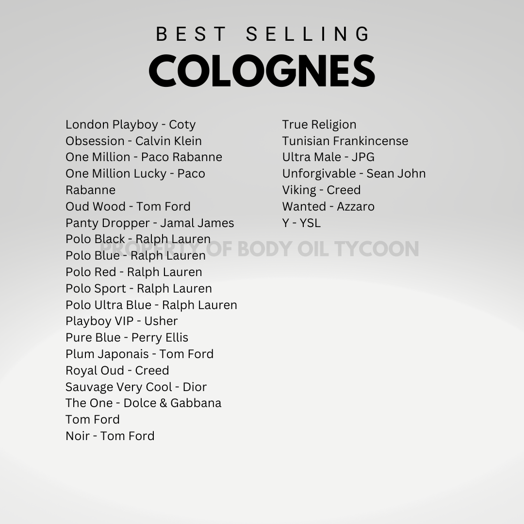 1 oz Fragrance Bottle (Set of 14)